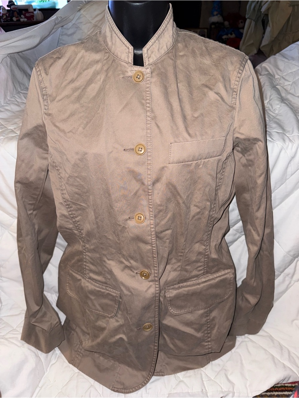Eddie Bauer Tan Utility Jacket